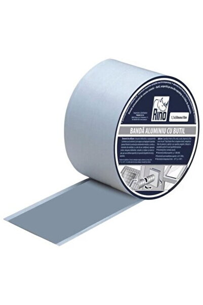 Rino Banda de etansare din aluminiu cu butil RINO, 1,1mmx300mmx10m