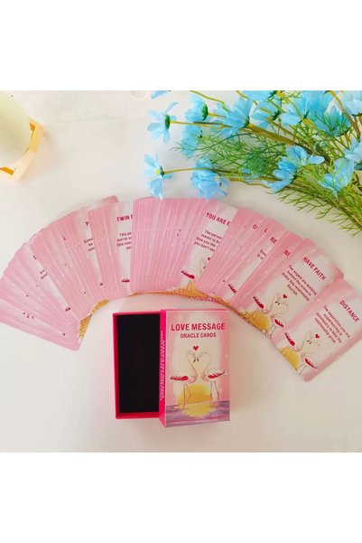 Galaksi Dükkanı Love Message Oracle Cards - High Quality Box and Cards, 12cm 7cm in Size