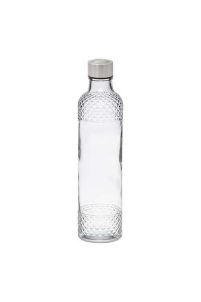 OEM Sticlă apă 1 L model Diamond, design elegant cu capac metalic