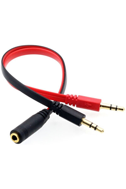 Angel Of Life Single Input Headset Microphone and Audio Converter Cable Rxy-4611