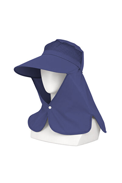 SAVEX Ense Korumalı Outdoor Şapka - Fileli - Lacivert -