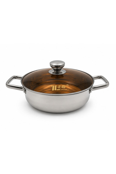 BRANDLESS Oală universală din oțel, 26 cm – Compatibilă cu plita cu inducție