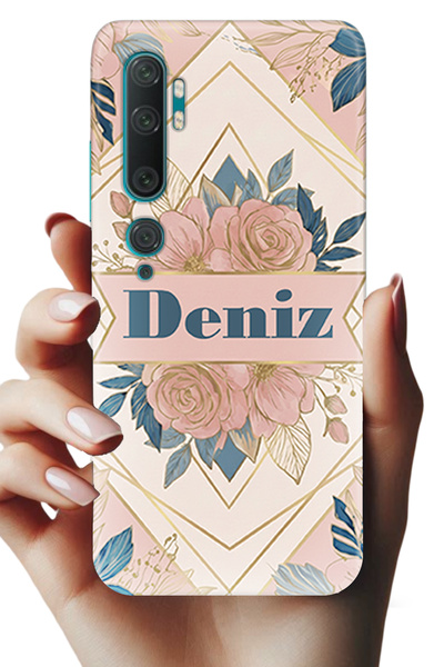 Noprin Xiaomi Mi Note 10 Pro Kılıf - İsimli Yazılı Kişiye Özel Kişileştireleb...