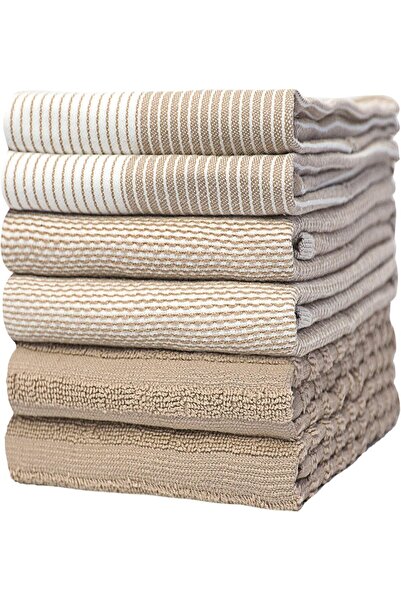 Generic Kitchen Hand Dish Tea – Bulk Set of 6 – Luxe, Soft, Durable Ring Spun...
