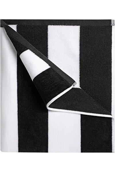 XJIM 100% Cotton Striped Beach Towel
