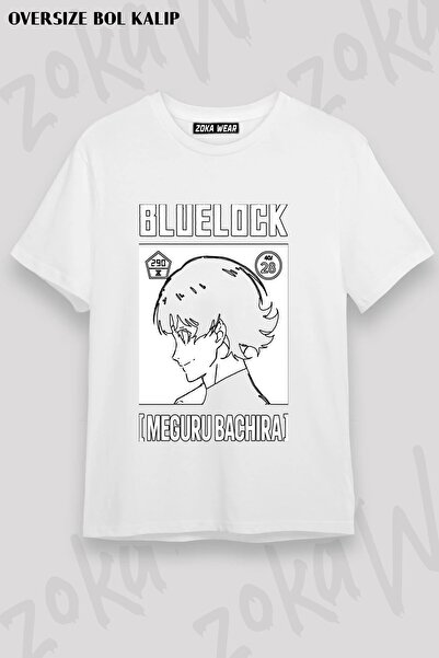 ZOKAWEAR Unisex Loose Fit Bachira Meguru V3 Printed T-Shirt