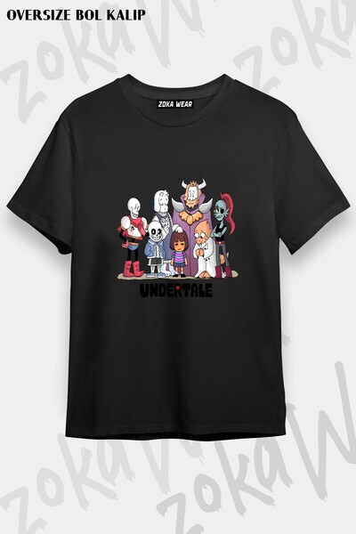 ZOKAWEAR Μπλουζάκι Unisex Loose Fit Undertale Sans v3 με στάμπα
