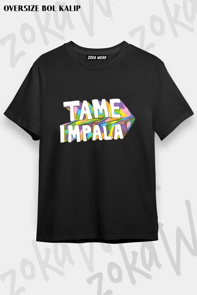 ZOKAWEAR Μπλουζάκι Unisex Loose Fit με στάμπα Tame Impala v18