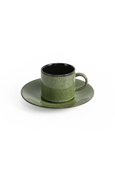 BARISTAR Ceramic Coffee Mug (Green Clay)140 ml by Barista