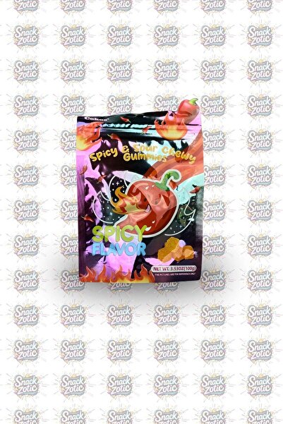 Cokoc Spicy & Sour Chewy Gummies 100 g - Imported Spicy and Sour Soft Candy