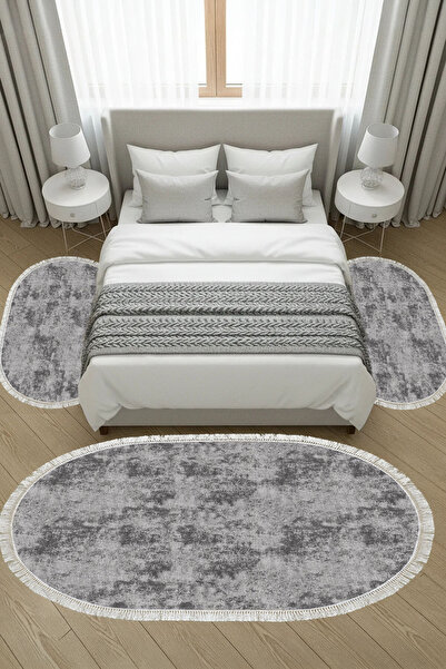ALANUR Non-Slip, Washable, Digitally Printed 3-Piece Toilet Seat Set |   Oval...