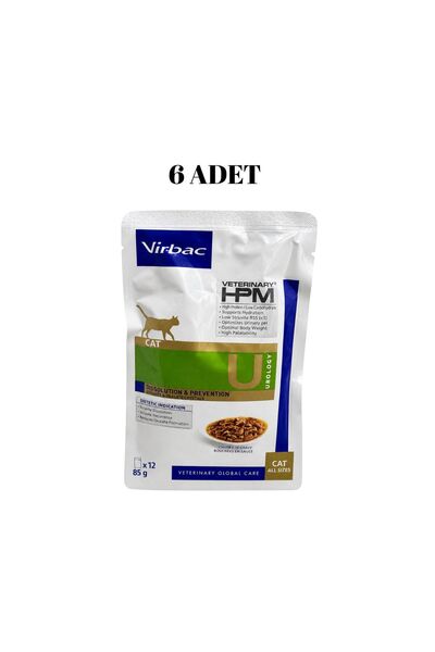 Virbac Urology Uriner Kedi Yaş Mama Urinary Pouch 6 adet