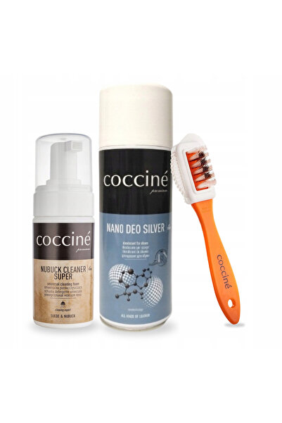 Coccine Kit de curatare pentru piele intoarsa si nubuc, Coccine, 3 in 1, spum...