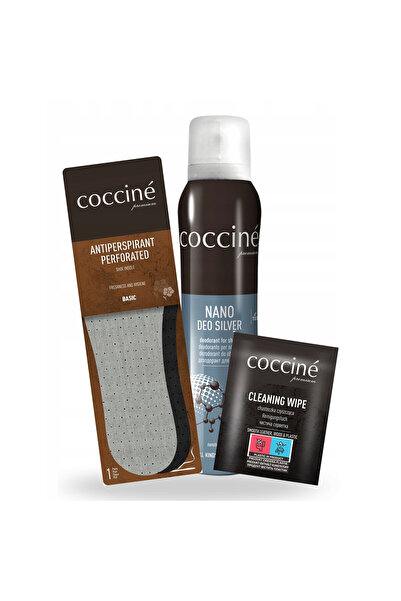 Coccine Set de ingrijire a incaltamintei, Coccine, Nano Deo Silver, 150 ml, D...