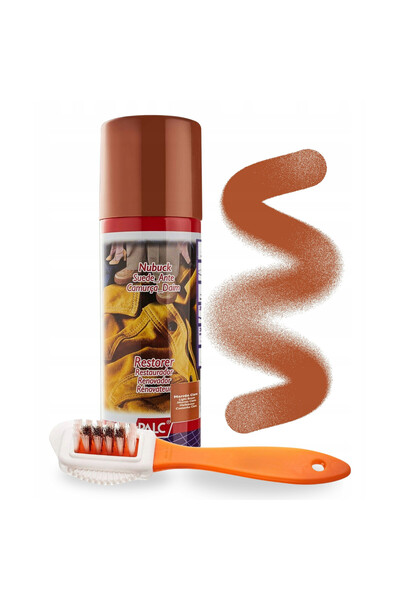 Palc Kit restaurare piele intoarsa, deget, maro deschis, spray 200 ml piele i...