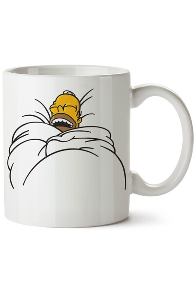 ET ERTAPASSAGE original creative designs Simpsons Printed Porcelain Mug, Mach...