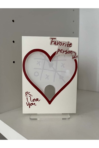 Hara Company Favorite Person Acrylic Photocard Holder Stand (9.5 X 7.5 cm)