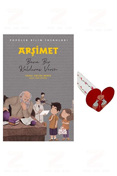 Nesil Çocuk Yayınları Popüler Bilim İnsanları Arşimet Özel Tasarım Kalp Ayraç...