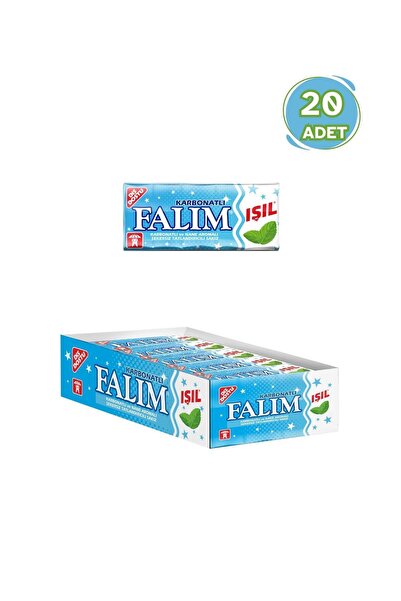 Falım Falım Işıl Nane Aromalı Sakız 8 gr - 20 Adet
