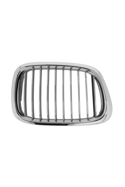 RapidAuto Grila radiator Bmw Seria 5 E39, 2000-06.2004, dreapta, crom/negru, ...