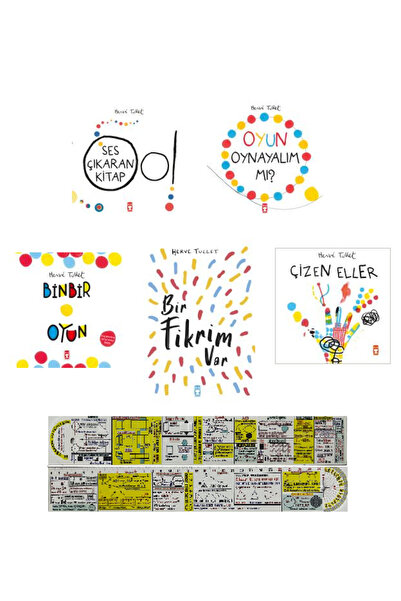 Timaş Çocuk Herve Tullet 5 Kitap Set / Ses Çıkaran Kitap - Oyun Oynayalım mı ...