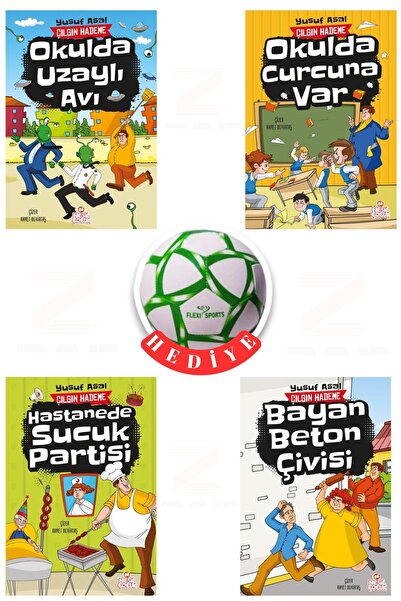 Nesil Çocuk Yayınları Çılgın Hademe Okulda Uzaylı Avı Okulda Curcuna Var Hast...