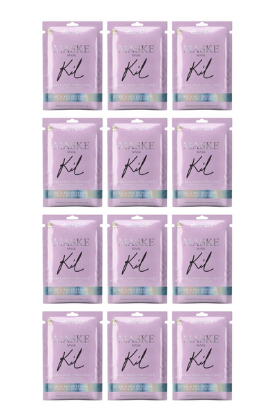 Dermokil Anti-Blemish Brightening Mask 12 Pieces - Clay and Multivitamin 15ml