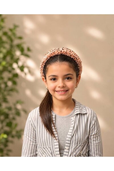 MD Moda Accessories Sequin Embroidered Padded Crown