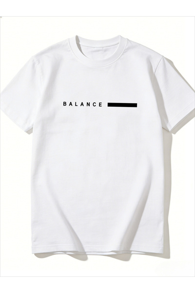 Take Two By Styli Men White Slogan Text Print T-Shirt