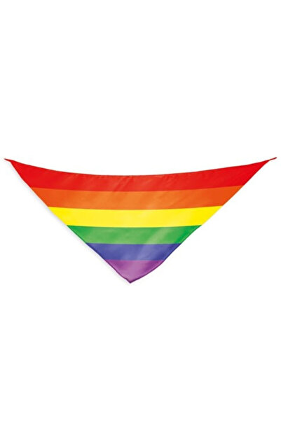 PRIDE Esarfa Triunghiulara din Bumbac Rainbow
