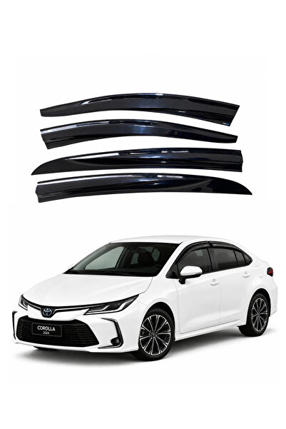 SUNPLEX Toyota Corolla Cam Rüzgarlık 4 Parça Set 2019-2024 Arası Tüm Modeller...