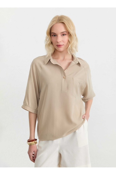 Selen Bej Kadın Bluz 26YSL8436