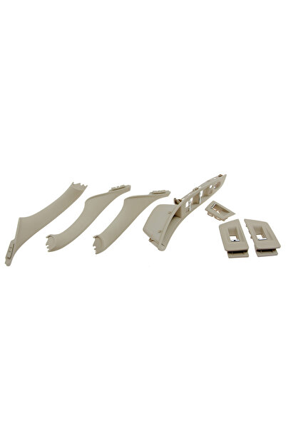 NTY Set manere usa fata interior Bmw Seria 5 F10, F11 2009-, Bej-7 Piese, EWS...