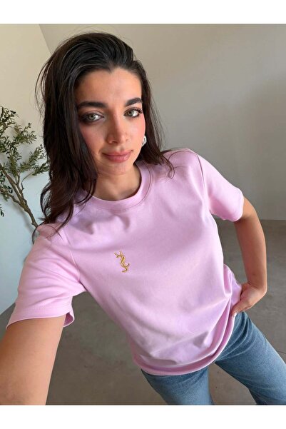 Bade Butik Pink Brand Model Diana T-Shirt