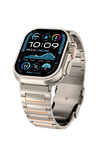 Dexmon Apple Watch 11 10 46mm 9 8 7 6 SE Ultra Uyumlu 44-45-49mm Titan Elite ...