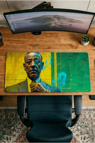 Halura لوحة ماوس للألعاب مطبوعة رقميًا بنمط Gustavo Fring Breaking Bad مقاس 3...