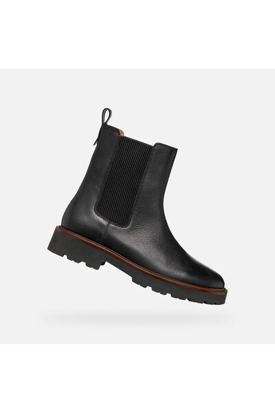 Geox Pantofi negri de damă până la gleznă Norize