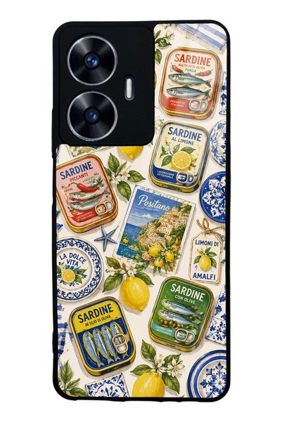 Spoyi Realme C55 Amalfi Sardines Design Glossy Phone Case