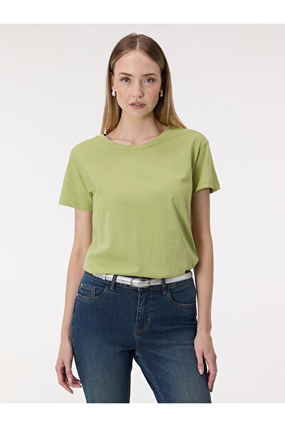 ORSAY Tricou verde de damă cu mânecă scurtă