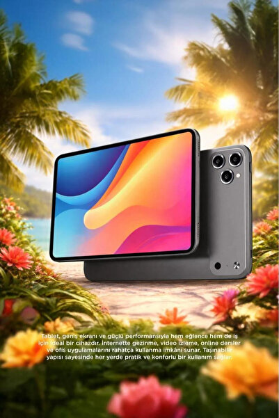 MİHASE Tab 17 Pro Max 10.1'' 16GB RAM +1TB ROM "5G" Klavyeli Kılıf + Bluetooth Mouse Hediyeli