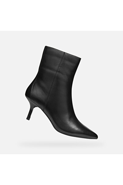 Geox Pantofi negri de damă până la gleznă Kleopy