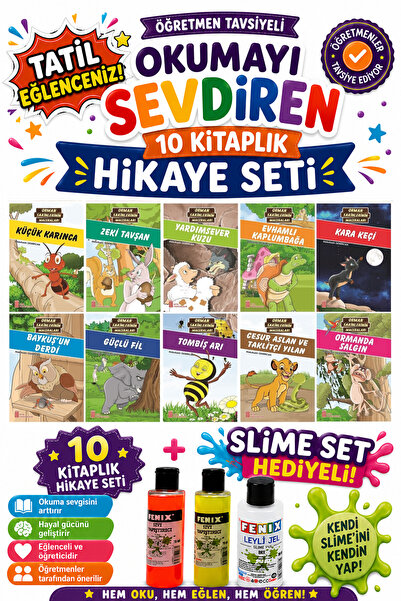Ata Yayıncılık 3.Sınıf Öğretmen Tavsiyeli Okumayı Sevdiren 48 Sayfa 10 Kitapl...