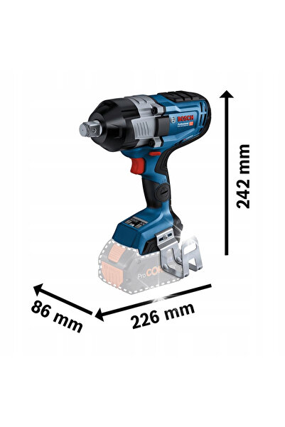 Boschen Cheie de impact cu acumulator 3/4'' GDS 18V-1600 06019M1000 BOSCH