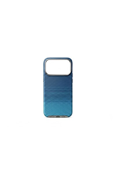 n noppax İphone 17 Pro Uyumlu MagSafe Özellikli Premium Karbon Kılıf Buz mavisi