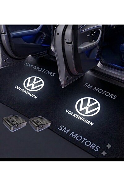 MKY STORE VOLKSWAGEN YENİ LOGO KAPI ALTI LED AYDINLATMA ARAÇ LOGOLU