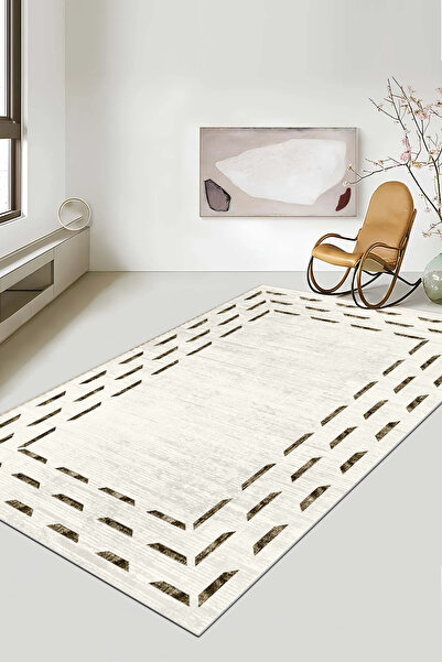 Halise Home Kaymaz Taban Yıkanabilir Djtl Baskı Kalın Halı & Yolluk & Mutfak ...