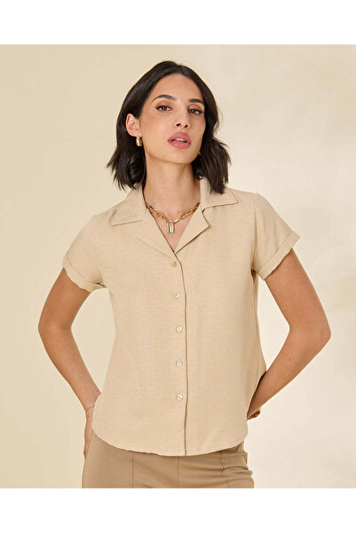 REDTAG Women Beige Casual Blouse