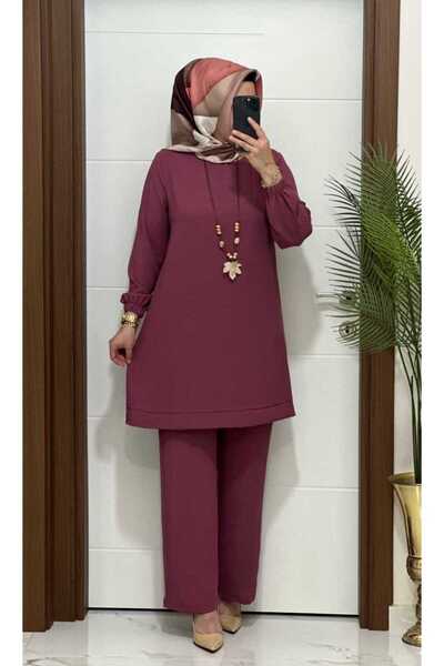 MODA ALMİRA 2389 K100 GÜL KURUSU HÜMA TAKIM