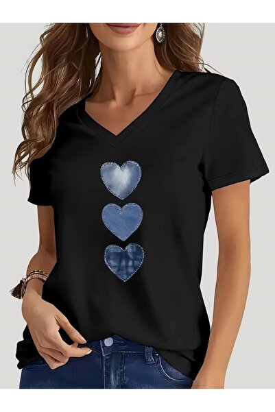 puolikuu Unisex Comfortable Fit Tshrit Printed Tshirt