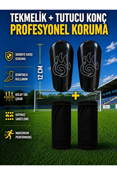 BS BEYAZ SHOES Shin Guard Holder and Protective Flexible Shin Guard, Shin Gua...